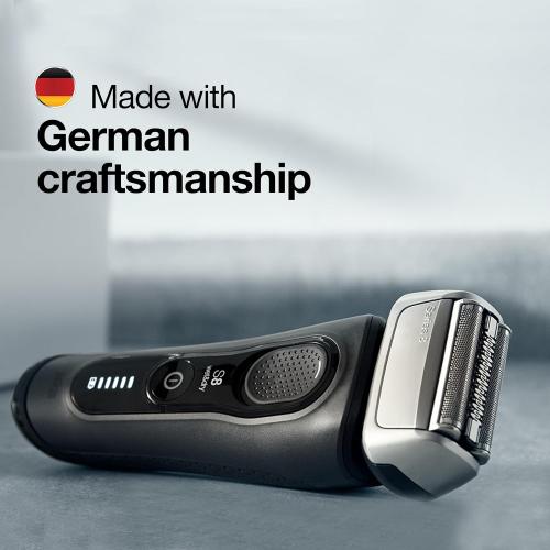 Braun Series 8 83M Electric Shaver Head Replacement Cassette, Silver