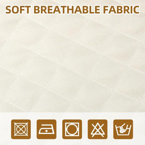 Fabric Seat for Bouncer, Replacement Cover for Baby Bjorn Bouncer Bliss, Soft Breathable Machine Washable (Beige, Cover Only)
