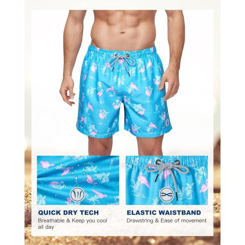 Size 12 SURF CUZ Kids Swim Trunks 5 Inch Swim Shorts Quick Dry Bathing Suits for Kids Beach Shorts Mesh Lining Swimming Trunks