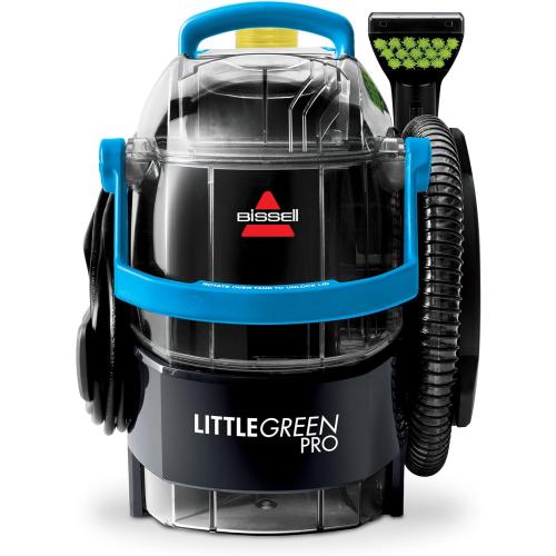 Bissell Little Green Pro Portable Carpet & Upholstery Cleaner and Car/Auto Detailer with Deep Stain Tool, 3 Tough Stain Tool, Plus Two 8 oz. Trial-Size Formulas, 3194