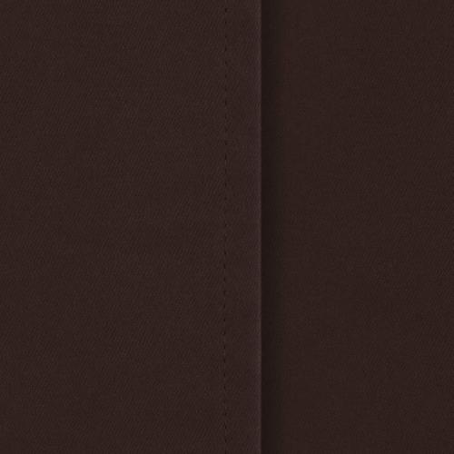 Deconovo Blackout Door Curtain for Glass Doors & Sidelights, Thermal Insulated Privacy Panel with Dual Rod Pockets & Adjustable Tieback, Machine‑Washable Curtain (54W x 72L, Dark Brown, 1 Panel)