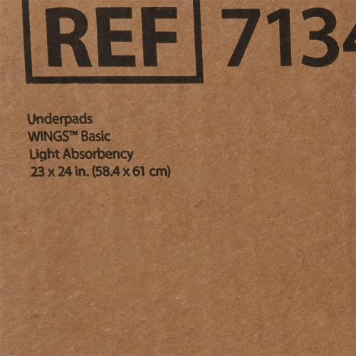 Covidien 7134 Simplicity Fluff Underpad, Moderate Absorbency, 23 x 24 (Pack of 200)