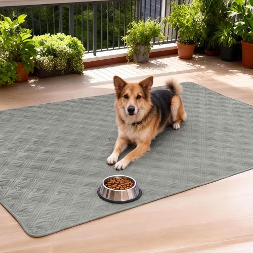 hyha Waterproof Dog Blanket, Reversible Pet Bed Blanket, Soft Sofa Couch Cover for Dogs Washable, Waterproof Pet Couch Covers for Sofa Puppy Cats Furniture Protector(30x70, Grey/Dark Grey)