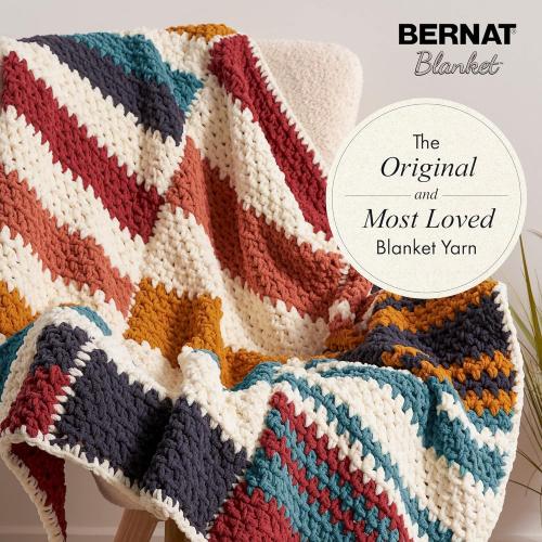 Bernat Blanket BB - 2 Pack of 220 Yards/10.5 oz Surf 100% Polyester Yarn
