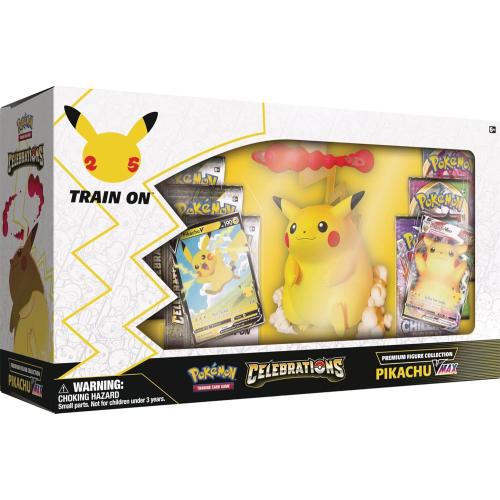 Pokemon TCG: Celebrations Premium Figure Collection Pikachu VMAX, Multicolor