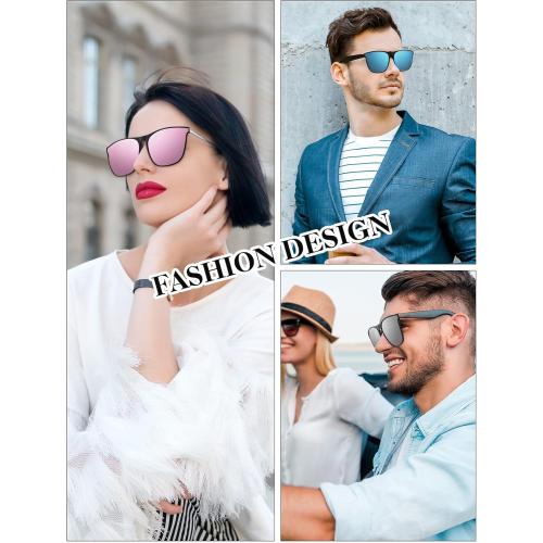 Frienda 3 Pair Oversize Polarized Clip-on Sunglasses Large Anti-glare TR90 Frame Flip up Driving Glasses for Women Men