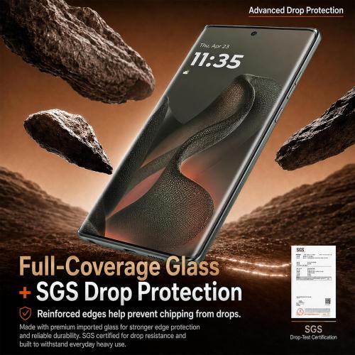 2 Pack for Motorola Edge 2025 Screen Protector Soft Ceramic Film