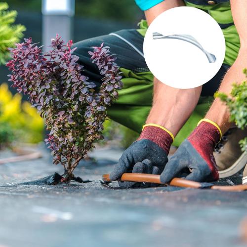 PATIKIL 32mm PEX Tube Bend Support, PEX Tube Metal 90 Degree Elbow Bend Support for Copper PEX Pipe Tubing, Silver Tone