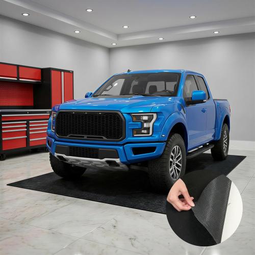 FLEXIMOUNTS 22' x 8'10 Garage Floor Mat, Waterproof Rubber Backing | Absorbent, Slip-Resistant Carpet With Waterproof Rubber Backing, Ideal For Garage Floors, Workshops And Toolboxes