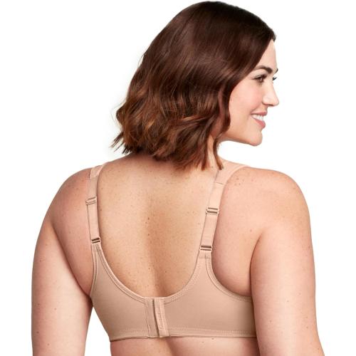 Glamorise Women's Plus Size Low Cut Wonderwire Lace Bra Underwire #1240