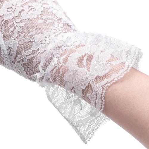 ZEAYEA 5 Pcs Girls Tea Party Set, Includes Gloves Hat Necklace Bracelet Fan for Girls Costume, Girl Tea Party Supplies Dress Up Play Set for Playtime Birthday Easter Halloween Accessories