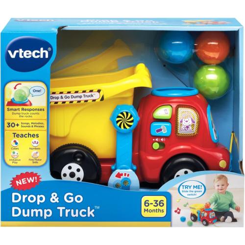 VTech Drop and Go Dump Truck, Yellow