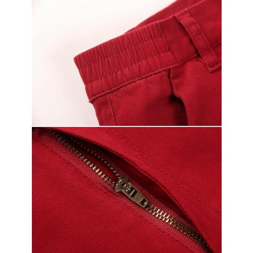 OCHENTA Women's Casual Shorts with Pockets Elastic Waist size 12 Summer Wear