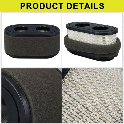 136-7806 127-9252 Air Filter Maintenance Kit for Toro Timecutter | Fits SS5000 SW5000 Riding Mower Toro 50 42 TimeCutter SS SW SWX with V-Twin Engine