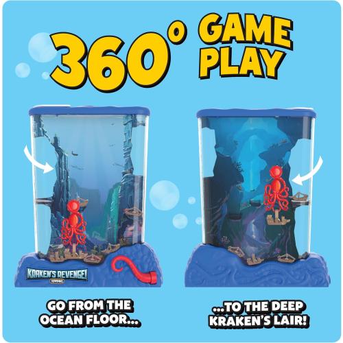 Kraken's Revenge Handheld Water Game Ages 6
