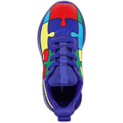 Blue EUR Size32 Soulsfeng Kids Tennis Shoes Lightweight Breathable Boys Running Shoe Fashion Walking Sneakers for Girls (Little Kid/Big Kid)