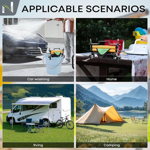 Heavy Duty Clothes Wringer, Hand Crank Laundry Wringer for Efficient Water Extraction, Perfect for Towels, Chamois, Sponges & Portable Washing Machines