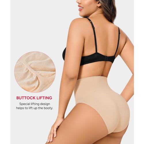 Size XL.....Nebility 2 Piece Tummy Control Shapewear Butt Lifting Underwear Seamless Panties for Women Under Dress Faja Body Shaper