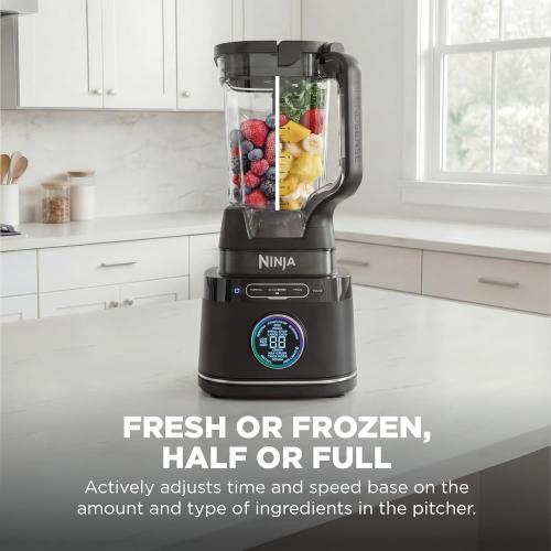 Ninja Kitchen System | All-in-One Food Processor & Blender | With 8-Cup Bowl & (1) 24 oz. To-Go Cup | For Smoothies, Cookie Dough, Salsas, Cole Slaw & More | 1800 Watt | Black | TB401