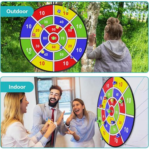BooTaa 29 Large Dart Board for Kids, Kids Dart Board with Sticky Balls, Boys Toys, Indoor/Sport Outdoor Fun Party Play Game Toys, Birthday Gifts for 3 4 5 6 7 8 9 10 11 12 Year Old Boys Girls