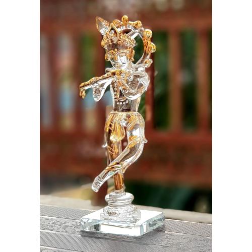 eSplanade - Krishna Kishan Murti Idol Statue Sculpture (Glass)