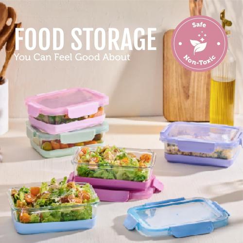 Ello Duraglass Refresh 3.4 Cup Meal Prep Sets 10Pc, 5 Pack Set- Glass Food Storage Container with Silicone Boot and Airtight BPA-Free Plastic Lids, Dishwasher, Microwave and Freezer Safe, Melon MISSING ONE