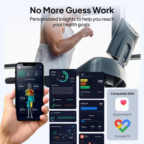 Hume Health - The Body Pod - Home Body Analyzer and Free Bluetooth App - 45  Key Health Metrics - Accurate Personalized Data - Body Composition Scale - Smart Scale for Body Weight - HSA & FSA Eligible