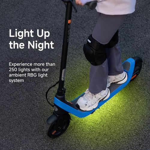 Segway Ninebot eKickScooter - Electric Scooter for Kids 6-14, w/t Adjustable Handlebar Height (Only C2 Pro) for Riders up to 132 lbs, Includes New Cruise Mode, UL-2272 Certified