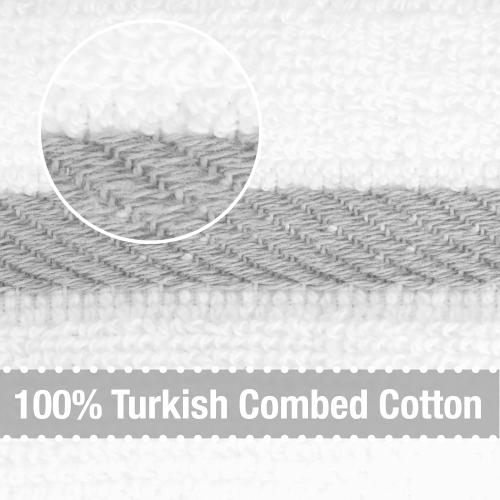 All-Clad Checked Kitchen Towel: Highly Absorbent, Super Soft Long Lasting - 100% Cotton, 17x30 Tea Towel for Cleaning & Drying Dishes, Pans, Glassware, or Countertops, (6-Pack), Titanium Gray