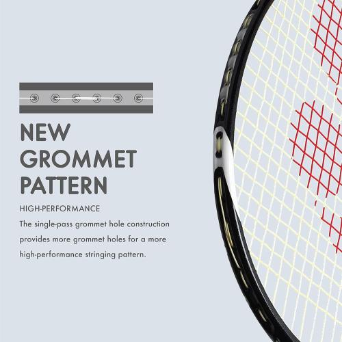 Yonex Badminton Racket Muscle Power Series with Full Cover High Tension Pre Strung Racquets