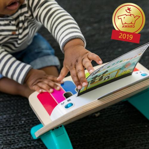 Baby Einstein and Hape Magic Touch Wooden Toy Piano, Montessori Musical Learning Toy for Babies and Toddlers 6mo