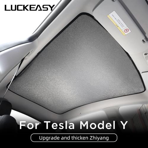 Windshield Sunshade Car Functional Accessories Interior Modification For Model Y Roof Shade Net Blind Skylight Protective Cover Front Windshield Sun Shade (Color : MY-GA103)