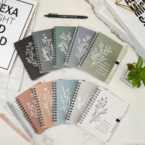 Employee Appreciation Gifts Bulk Thank You Spiral Notebook with Sticky Notes Inspirational Quotes Pen Bulk Gift for Coworker Valentine Teacher Groups Office Staff(Fresh Color,20 Sets)