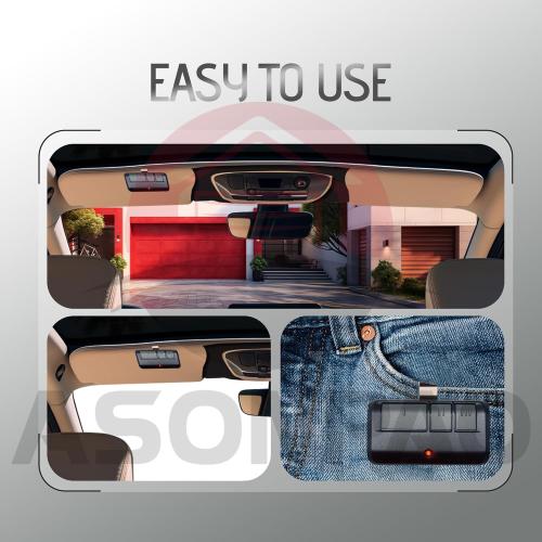 2 for 953EV-P2 953ESTD Universal Chamberlain LiftMaster Sears Craftsman Garage Door Opener Remote, 3-Year-Warranty