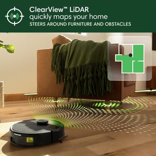 iRobot Roomba 105 Vac Robot Vacuum with AutoEmpty Dock for Carpet & Hard Floor - Self-Empties for 75 Days, Easy to use, Intense Power-Lifting Suction, LiDAR Navigation, Cleans in Neat Rows
