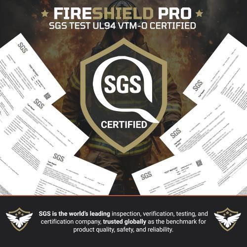 FIRESHIELD PRO 5200°F Fireproof Document Box with Lock – Portable Water Resistant File Organizer for Hanging/Legal Folders – Safe Storage for Home, Office or Travel – Black, Size: 16.1 x 12.9 x 11