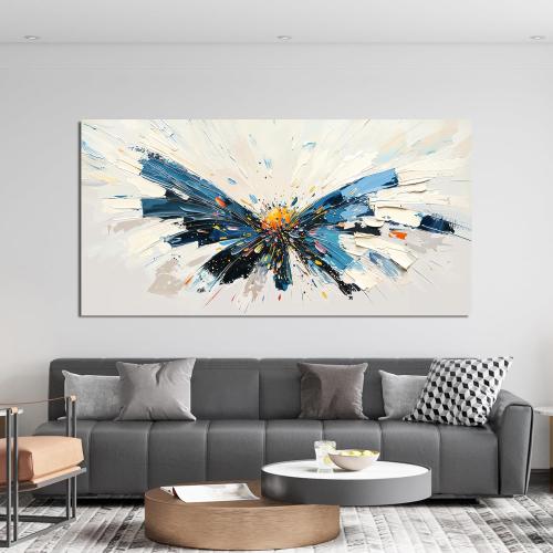 Canvas Wall Art Decor Abstract Modern Wall Art for Living Room Abstract Canvas Art Wall Decor Butterfly Wall Art Pictures Large Colorful Wall Art Prints Artwork for Walls Office Home Decor 24 X 48