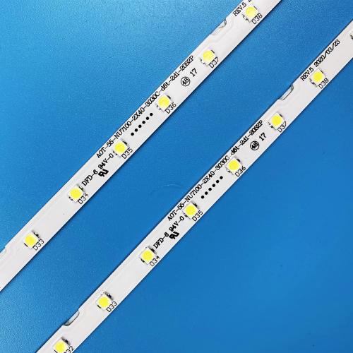 2pcs/lot LED Backlight Strips for Samsung 55'' TV 55NU7100 UE55NU7300 UE55NU7100 UE55NU7105 AOT_55_NU7300_NU7100 UE55NU7095 UE55NU7179 UN55NU7120U UE55NU7091 UE55NU7175 UE55NU6950 UE55NU7090