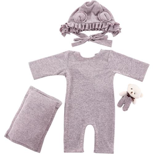 RN Holibeat Baby Girl Purple Photography Props Super Soft Newborn Girl Photo Shoot Outfits Costumes (Purple)