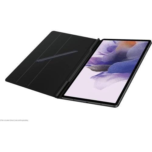 SAMSUNG Galaxy Tab S7 FE Book Cover, Protective Tablet Case w/ 2 Viewing Angles, Magnetic Design, S Pen Holder, Slim, Lightweight, US Version, Mystic Black