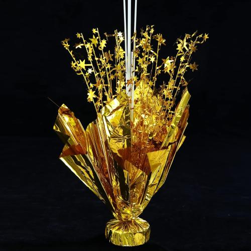 2 Set Gold Birthday Centerpieces for Tables Gold Balloons Stand Kit for Birthday Party Graduation Baby Shower Wedding Bridal Shower Retirement Anniversary Engagement Prom Table Decorations