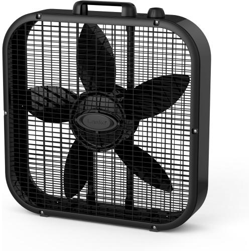 Lasko B20401 Decor Box Fan, 20, Black