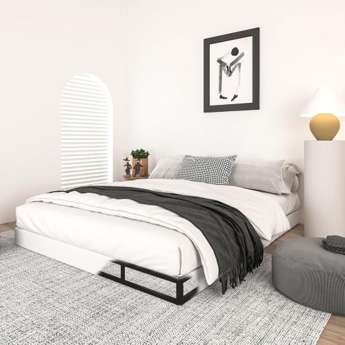 5 Inch Box Spring for Queen Bed, Heavy Duty Metal Mattress Foundation, 3000 lbs Capacity, Low Profile Bed Base, Noise-Free, Easy Assembly, Fabric Cover