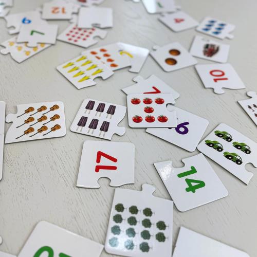 The Learning Journey: Match It! - Counting - 30 Piece Self-Correcting Number & Learn to Count Puzzle - Preschool Learning Toys - Award Winning Toys