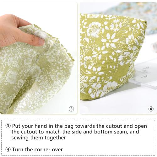 UPTTHOW 3Pcs Boxy Bag Making Template with Boxed Bag, Curve Bag, Zip Pocket