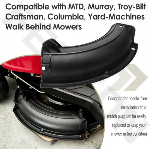 731-09312 19A30013 Mulch Plug 30 Deck Compatible with Cub Cadet/MTD/Troy-Bilt/Craftsman Lawn Mower, Fits TB30R, CR30, R-105, R-110, R-140, R-1500