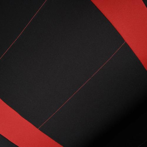 Flying Banner Car Seat Covers Front Seats Rear Bench Polyester car seat Protectors Easy installations Rear Bench Split Classic Man Lady Truck (Full Set - Low Back - Combo Pack, Black Red)