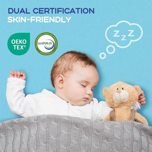 Color White VALUXE Queen Mattress Topper 3 Inch Cooling Gel Memory Foam, CertiPUR-US Certified Topper & Pad for Back Pain Relief, Soft Breathable Bedding with Pressure Relief