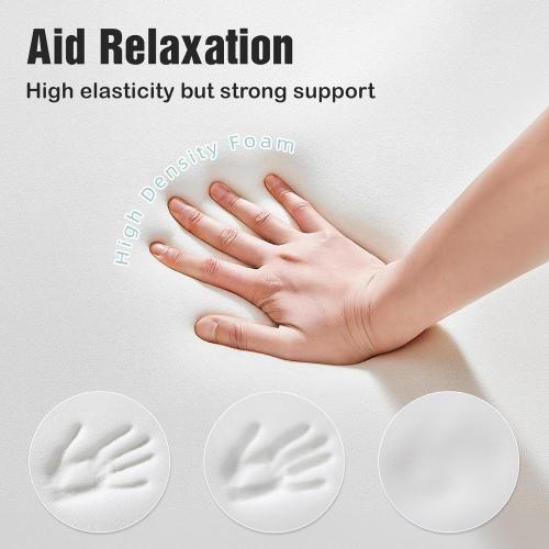 LightEase Post-Surgery Leg, Knee, Ankle Elevation Double Wedge Pillow, Memory Foam Leg Elevating Pillow for Injure, Sleeping, Foot Rest, Reduce Swelling