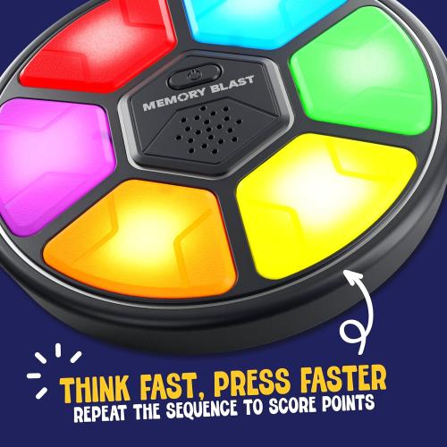 Memory Game for Kids - Easter Basket Stuffers for Boys & Girls - 6 7 8 9 10 11 Year Old Boy Birthday Gifts - Toys for 10 Year Old Boy - Handheld Car Travel Road Kids Game for Ages 4-8, 6-8, 8-12 Years